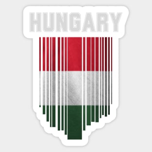 Hungary flag, hungarian flag Sticker